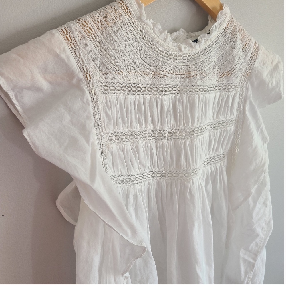 LOVE SAM White Lace Top - Picture 7 of 8
